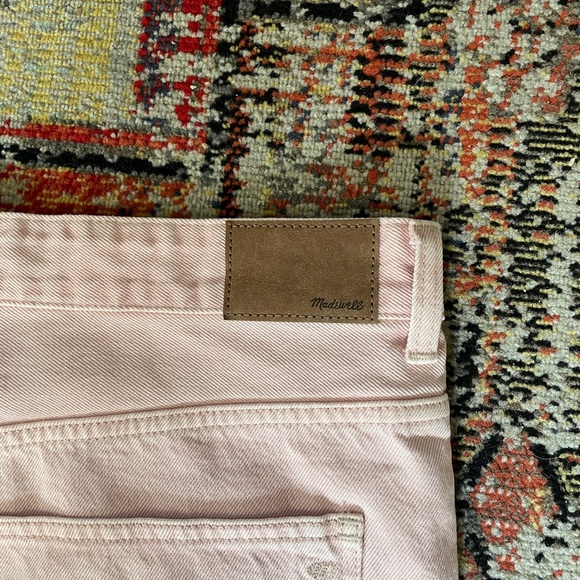 NWT Madewell The Darted Barrel-Leg Jean in Pink Size 32 - Picture 8 of 10